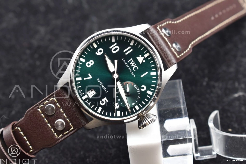 Brown IW500901 on Big Edition Real Strap A Pilot Best HighQuality ZF 524 Leather 0331